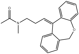 (E)-N-Acetyl-N-desMethyl Doxepin Structure