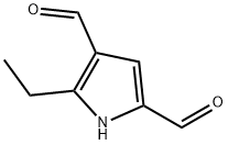 1H-피롤-2,4-디카르복스알데히드,5-에틸-(9CI) 구조식 이미지