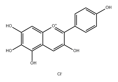 Aurantinidin chloride Structure