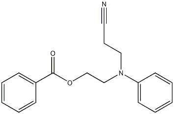 3-((2-(Benzoyloxy)ethyl)phenylamino)propiononitrile 구조식 이미지