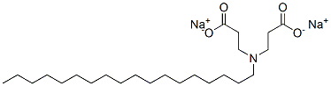 sodium N-(2-carboxyethyl)-N-octadecyl-beta-alaninate  Structure