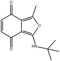 4,7-이소벤조푸란디온,1-[(1,1-디메틸에틸)아미노]-3-메틸- 구조식 이미지
