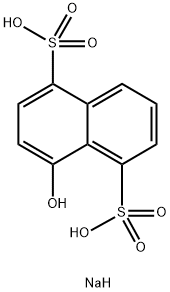 disodium 4-hydroxynaphthalene-1,5-disulphonate Structure