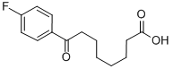 8-(4-플루오로페닐)-8-옥소옥탄산 구조식 이미지