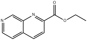 1,7-NAPHTHYRIDINE-2-CARBOXYLIC ACID, ETHYL ESTER Structure