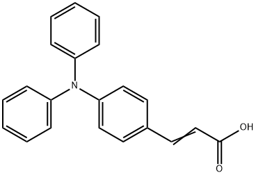 3-[4-(Diphenylamino)phenyl]propenoic acid Structure