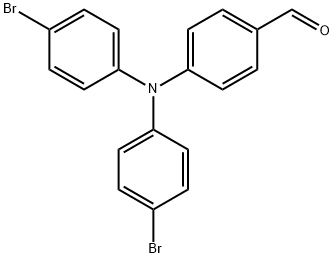 Bis(4-bromophenyl)(4-formylphenyl)amine 구조식 이미지