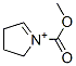 2H-Pyrrolium, 3,4-dihydro-1-(methoxycarbonyl)- (9CI) Structure