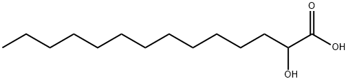 2-HydroxyMyristic Acid Structure