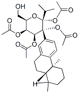 .alpha.-D-Galactopyranoside, (4bS,8aS)-4b,5,6,7,8,8a,9,10-octahydro-4b,8,8-trimethyl-1-(1-methylethyl)-2-phenanthrenyl, tetraacetate Structure