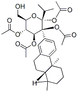 .alpha.-D-Mannopyranoside, (4bS,8aS)-4b,5,6,7,8,8a,9,10-octahydro-4b,8,8-trimethyl-1-(1-methylethyl)-2-phenanthrenyl, tetraacetate Structure