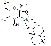 .beta.-D-Galactopyranoside, (4bS,8aS)-4b,5,6,7,8,8a,9,10-octahydro-4b,8,8-trimethyl-1-(1-methylethyl)-2-phenanthrenyl 구조식 이미지