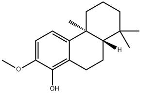 1-Phenanthrenol, 4b,5,6,7,8,8a,9,10-octahydro-2-methoxy-4b,8,8-trimethyl-, (4bS,8aS)- 구조식 이미지