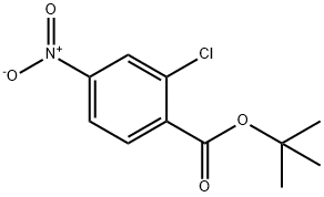 TERT-BUTYL 2-CHLORO-4-NITROBENZOATE Structure