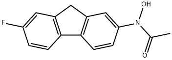 7-플루오로-N-하이드록시-N-2-아세틸라미노플루오렌 구조식 이미지