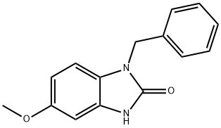 5-Methoxy-1-benzyl-1H-benzoimidazole-2(3H)-one 구조식 이미지