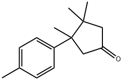 3,3,4-TRIMETHYL-4-P-TOLYLCYCLOPENTANONE Structure