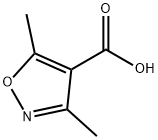 3,5-DIMETHYLISOXAZOLE-4-CARBOXYLIC ACID 구조식 이미지