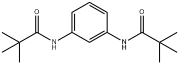 Propanamide, N,N'-1,3-phenylenebis[2,2-dimethyl- Structure