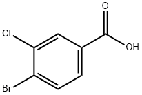 4-BROMO-3-CHLOROBENZOIC ACID Structure