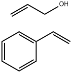 STYRENE/ALLYL ALCOHOL COPOLYMER Structure