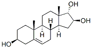 (3b,16b,17a)-Androst-5-ene-3,16,17-triol Structure