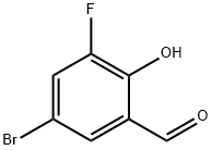 5-BROMO-3-FLUOROSALICYLALDEHYDE Structure