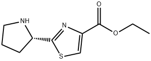 ethyl 2-((R)-pyrrolidin-2-yl)thiazole-4-carboxylate hydrochloride Structure
