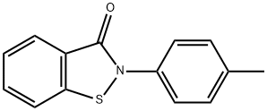 2–(4–메틸페닐)–1,2–벤즈이소티아졸–3(2H)-온 구조식 이미지