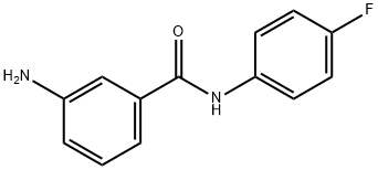 3-AMINO-N-(4-FLUOROPHENYL)BENZAMIDE Structure