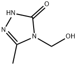 3H-1,2,4-Triazol-3-one, 2,4-dihydro-4-(hydroxymethyl)-5-methyl- (9CI) Structure