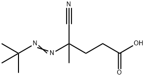 4-Cyano-4-[(1,1-dimethylethyl)azo]pentanoic acid Structure