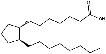 prostanoic acid Structure