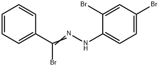 1-[BROMO(PHENYL)METHYLENE]-2-(2,4-DIBROMOPHENYL)-HYDRAZINE 구조식 이미지