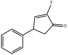 2-시클로펜텐-1-온,2-플루오로-4-페닐- 구조식 이미지