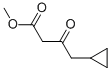 4-CYCLOPROPYL-3-OXO-BUTYRIC ACID METHYL ESTER Structure