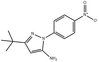 3-TERT-BUTYL-1-(4-NITROPHENYL)-1H-PYRAZOL-5-AMINE 구조식 이미지