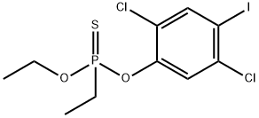 에틸티오포스폰산O-(2,5-디클로로-4-요오도페닐)O-에틸에스테르 구조식 이미지