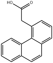 4-Phenanthreneacetic acid Structure