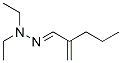 2-Methylenepentanal diethyl hydrazone Structure