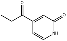 2(1H)-Pyridinone, 4-(1-oxopropyl)- (9CI) Structure