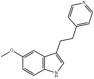 5-methoxy-3-(2-pyridin-4-yl-ethyl)-indole 구조식 이미지