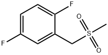 2,5-DIFLUOROBENZYLMETHYLSULFONE Structure