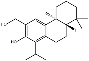 3-Phenanthrenemethanol, 4b,5,6,7,8,8a,9,10-octahydro-2-hydroxy-4b,8,8-trimethyl-1-(1-methylethyl)-, (4bS,8aS)- 구조식 이미지