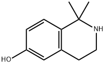 1,1-Dimethyl-1,2,3,4-tetrahydroisoquinolin-6-ol Structure