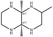 Pyrazino[2,3-b]pyrazine, decahydro-2,4a,8a-trimethyl-, (4aR,8aS)-rel- (9CI) Structure