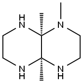 Pyrazino[2,3-b]pyrazine, decahydro-1,4a,8a-trimethyl-, (4aR,8aS)-rel- (9CI) Structure