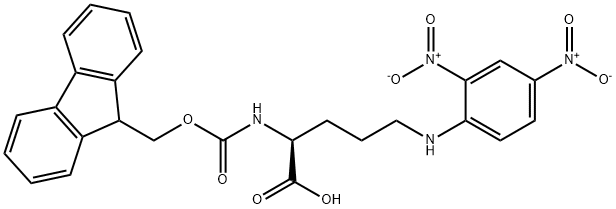 FMOC-ORN(DNP)-OH Structure