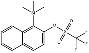 1-(TRIMETHYLSILYL)-2-NAPHTHYL TRIFLATE 구조식 이미지