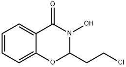 2-(2-CHLOROETHYL)-3-HYDROXY-3,4-DIHYDRO-2H-1,3-BENZOXAZIN-4-ONE 구조식 이미지